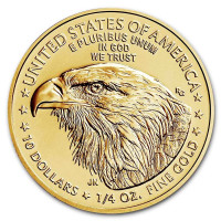 Zlatá mince American Gold Eagle 1/4 oz Type2